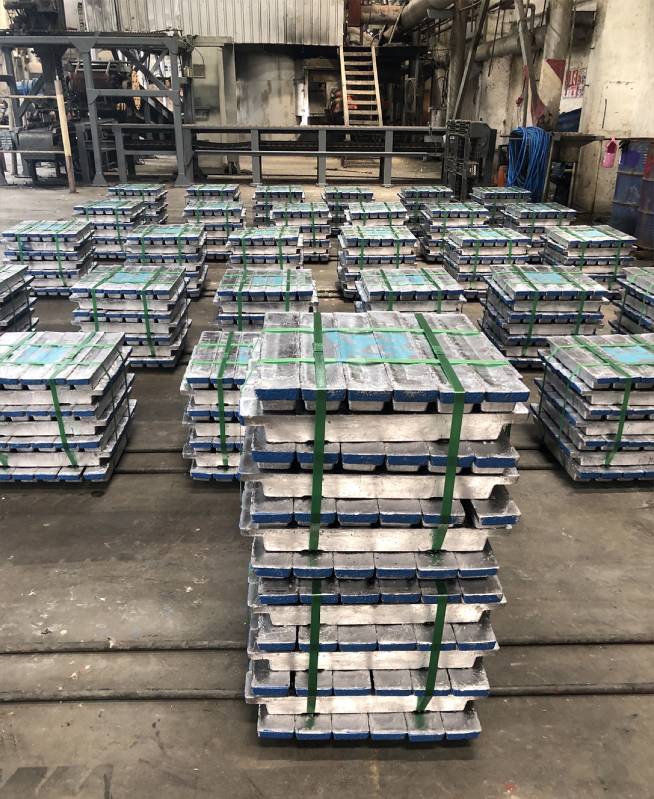 Antimony lead alloy bundles