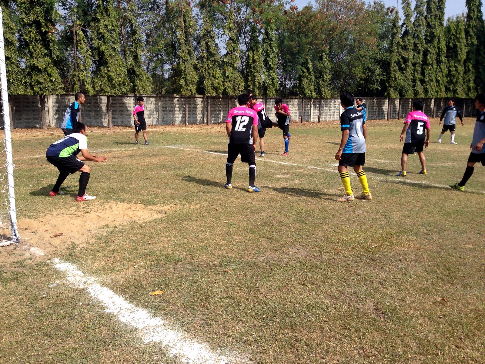 Bergsoe Metals football match